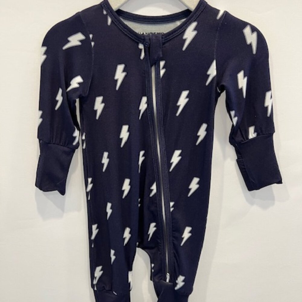 NEW Lightning bolt bamboo pajamas onesie